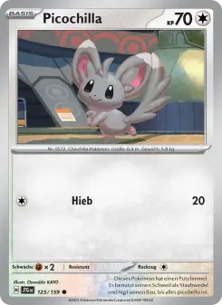Pokémon-Karte Picochilla 125/159