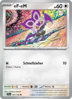 Pokémon-Karte eF-eM 127/159