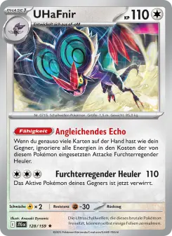 Pokémon-Karte UHaFnir 128/159