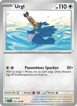 Pokémon-Karte Urgl 137/159