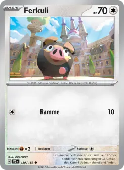 Pokémon-Karte Ferkuli 139/159