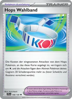Pokémon-Karte Hops Wahlband 148/159
