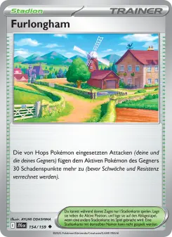 Pokémon-Karte Furlongham 154/159