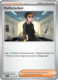 Pokémon-Karte Halbstarker 157/159