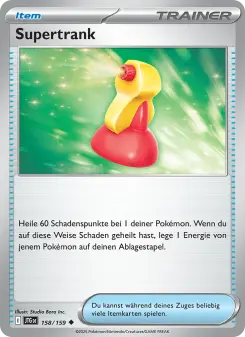 Pokémon-Karte Supertrank 158/159