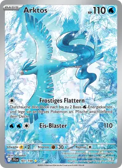 Pokémon-Karte Arktos 161/159
