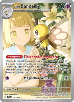 Pokémon-Karte Lillys Bandelby 164/159