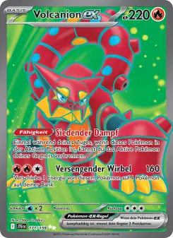 Pokémon-Karte Volcanion-ex 171/159