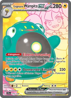 Pokémon-Karte Enigmaras Wampitz-ex 172/159