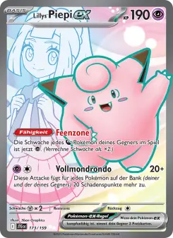 Pokémon-Karte Lillys Piepi-ex 173/159