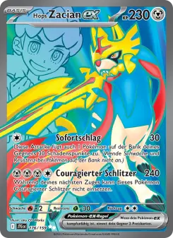 Pokémon-Karte Hops Zacian-ex 176/159