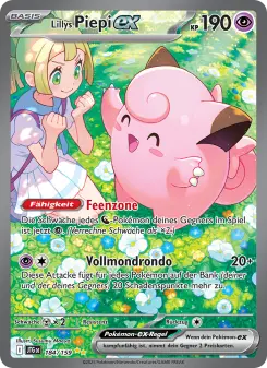 Pokémon-Karte Lillys Piepi-ex 184/159