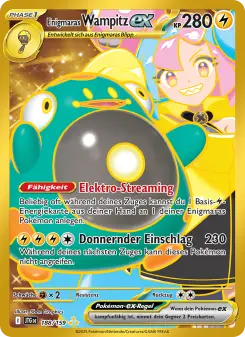Pokémon-Karte Enigmaras Wampitz-ex 188/159