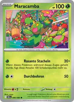 Pokémon-Karte Maracamba 008/086
