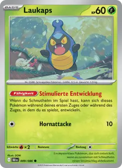 Pokémon-Karte Laukaps 009/086