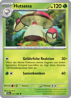 Pokémon-Karte Hutsassa 011/086