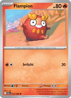 Pokémon-Karte Flampion 013/086