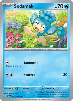 Pokémon-Karte Sodamak 017/086