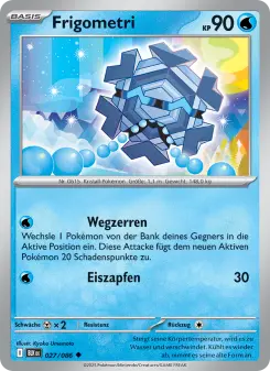 Pokémon-Karte Frigometri 027/086