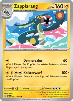 Pokémon-Karte Zapplarang 032/086