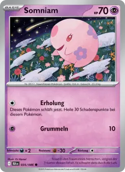 Pokémon-Karte Somniam 035/086