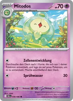 Pokémon-Karte Mitodos 038/086