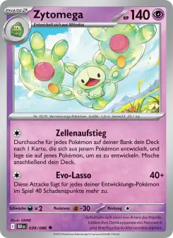 Pokémon-Karte Zytomega 039/086