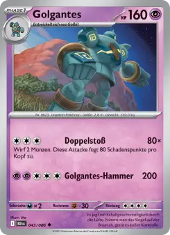 Pokémon-Karte Golgantes 043/086