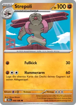 Pokémon-Karte Strepoli 048/086