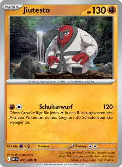 Pokémon-Karte Jiutesto 050/086