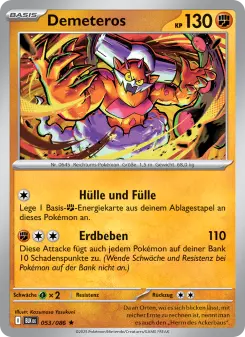 Pokémon-Karte Demeteros 053/086