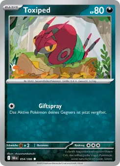 Pokémon-Karte Toxiped 054/086