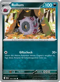 Pokémon-Karte Rollum 055/086