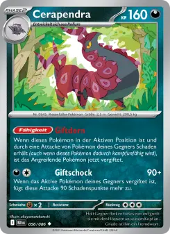 Pokémon-Karte Cerapendra 056/086