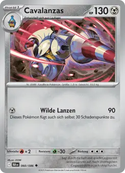 Pokémon-Karte Cavalanzas 060/086