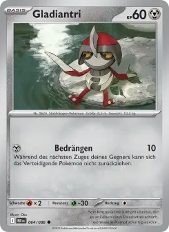 Pokémon-Karte Gladiantri 064/086