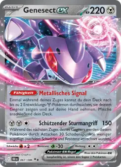 Pokémon-Karte Genesect-ex 067/086