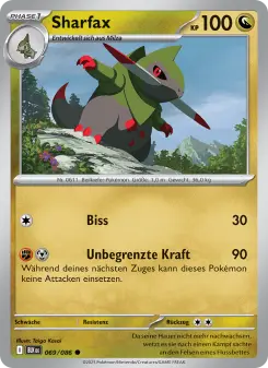 Pokémon-Karte Sharfax 069/086