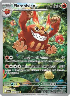 Pokémon-Karte Flampivian 098/086