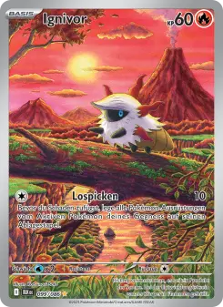Pokémon-Karte Ignivor 099/086