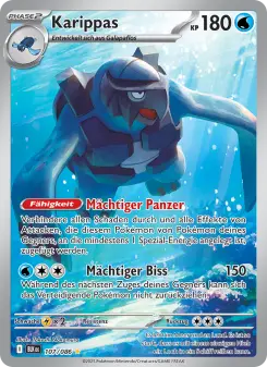 Pokémon-Karte Karippas 107/086