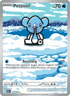 Pokémon-Karte Petznief 109/086