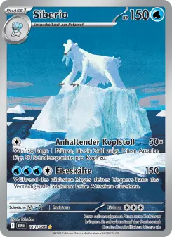 Pokémon-Karte Siberio 110/086