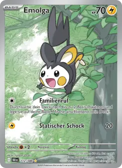 Pokémon-Karte Emolga 112/086