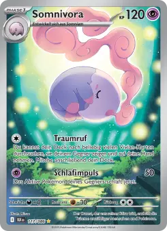 Pokémon-Karte Somnivora 117/086