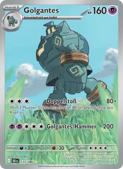 Pokémon-Karte Golgantes 123/086