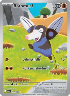 Pokémon-Karte Rotomurf 124/086
