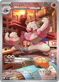 Pokémon-Karte Strepoli 126/086