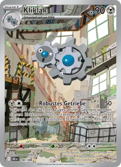 Pokémon-Karte Kliklak 140/086