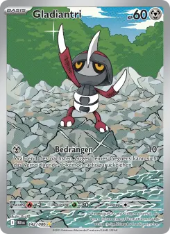 Pokémon-Karte Gladiantri 142/086